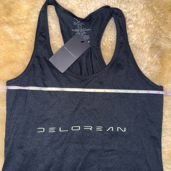 New Back to the Future DeLorean Women Size Small Tank Top Logo Black Tshirt - Picture 3 of 7